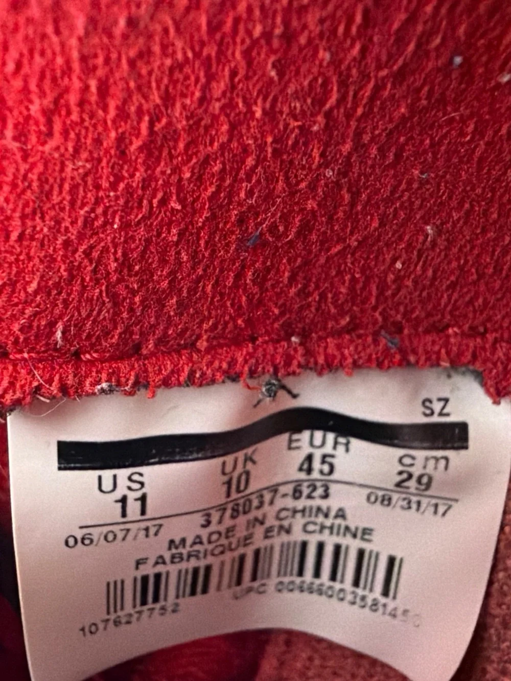 Jordan 11 96 and Win used